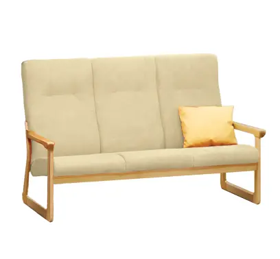 BE - 3 trojkřeslo, koženka HOLY BE 5 - koženka krémová